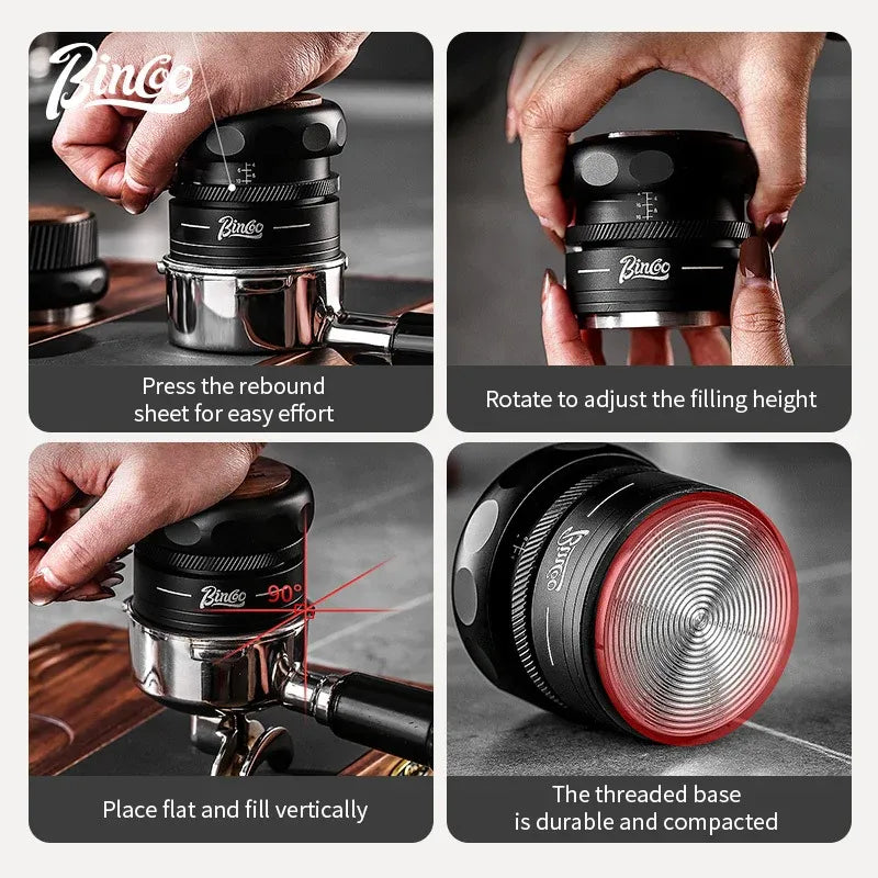 Bincoo Palm Elastic Press Powder Tamper