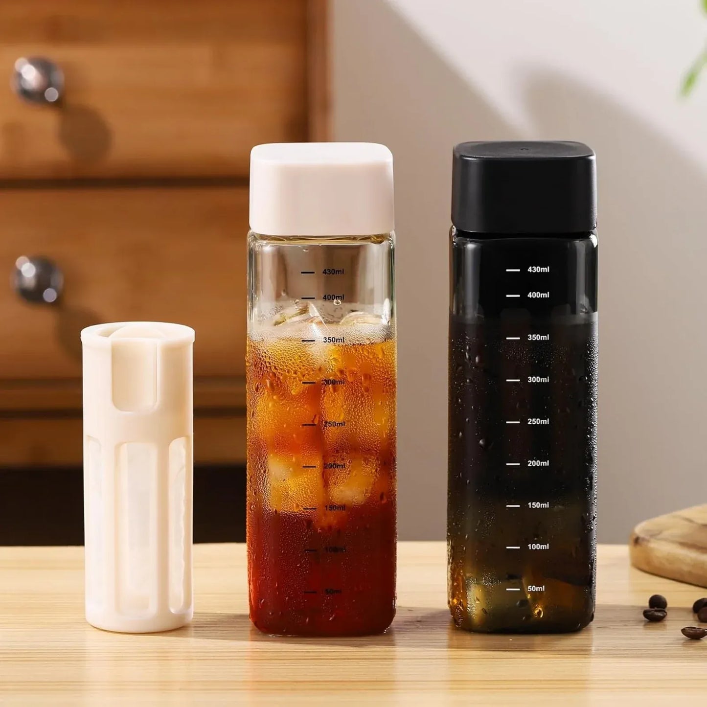 Bincoo Portable Cold Brew Cup with Removable Filter