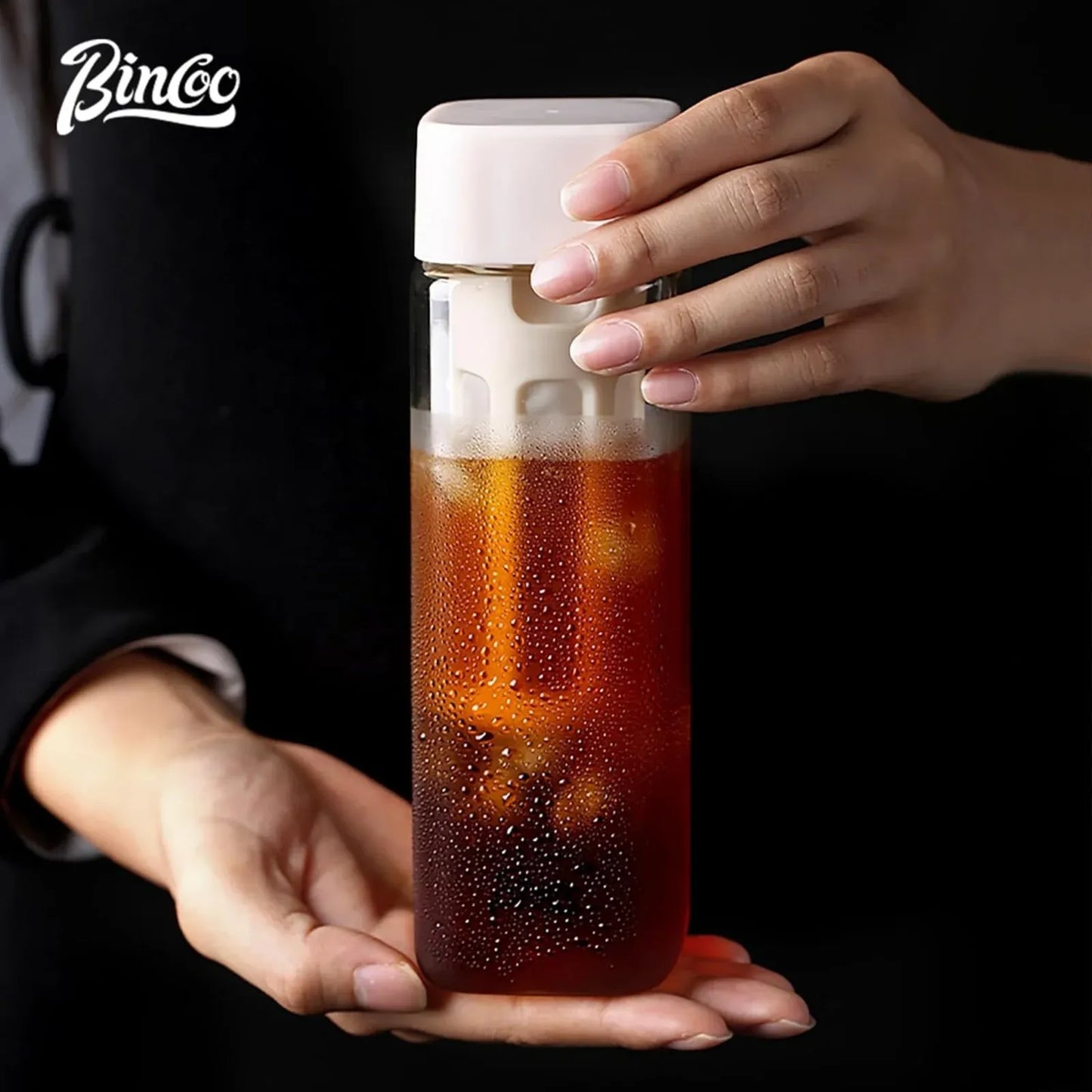 Bincoo Portable Cold Brew Cup with Removable Filter