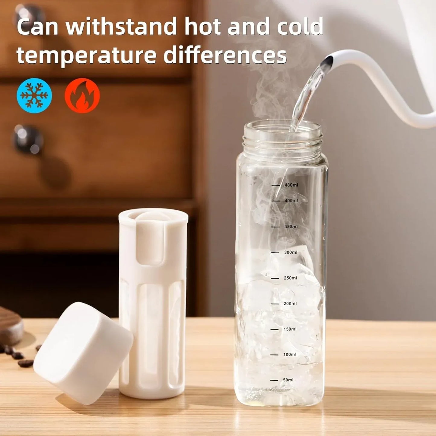 Bincoo Portable Cold Brew Cup with Removable Filter