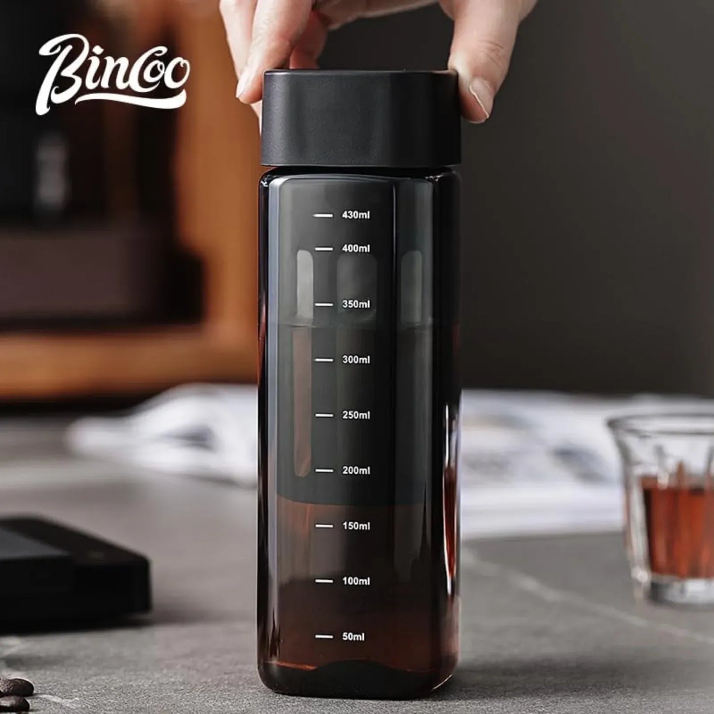 Bincoo Portable Cold Brew Cup with Removable Filter