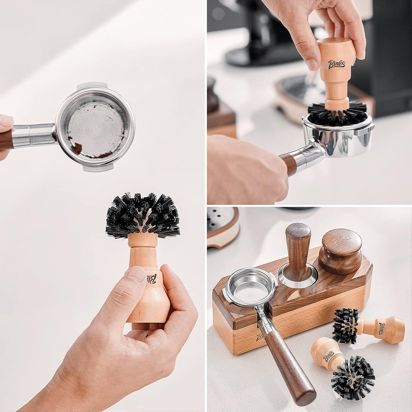 Bincoo Portafilter Cleaning Brush