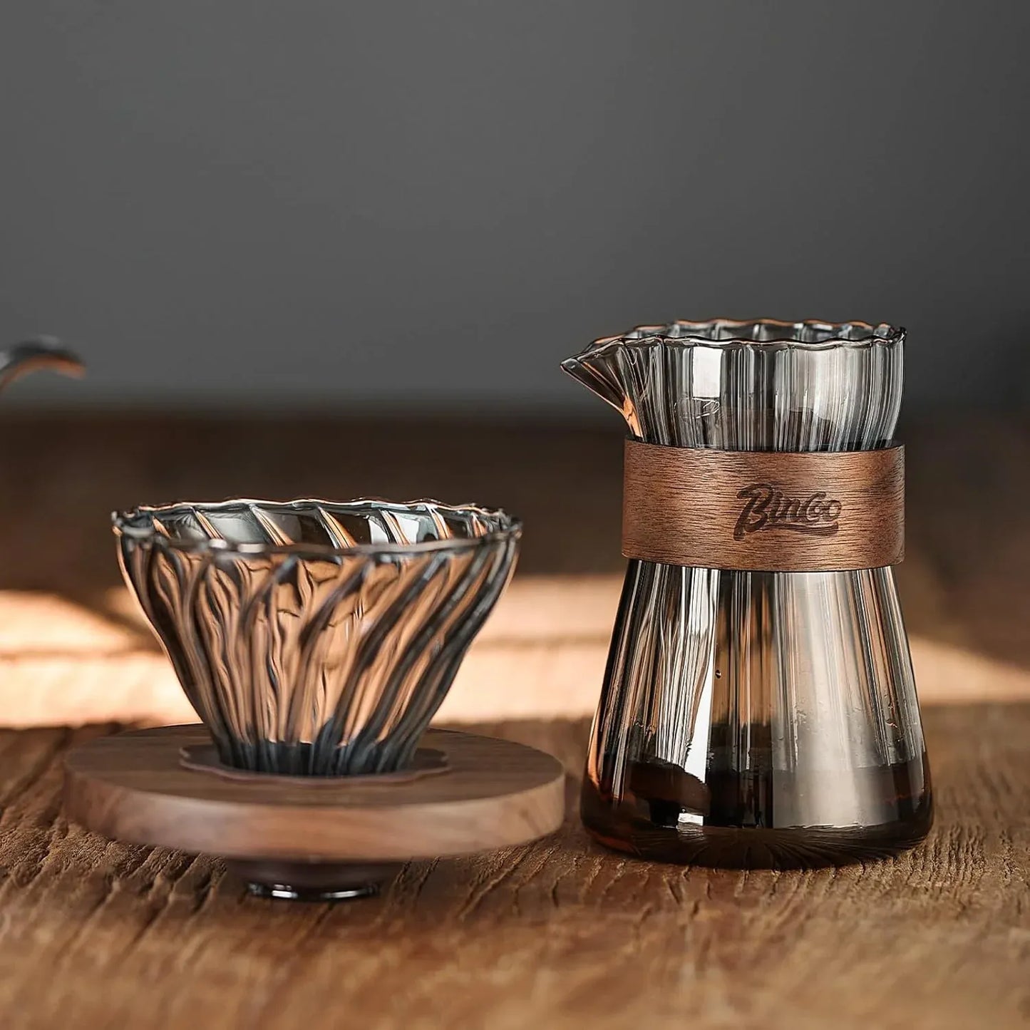 Bincoo Pour Over Coffee Dripper Set Glass