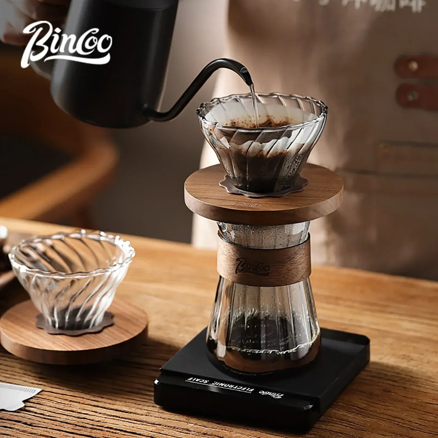 Bincoo Pour Over Coffee Dripper Set Glass