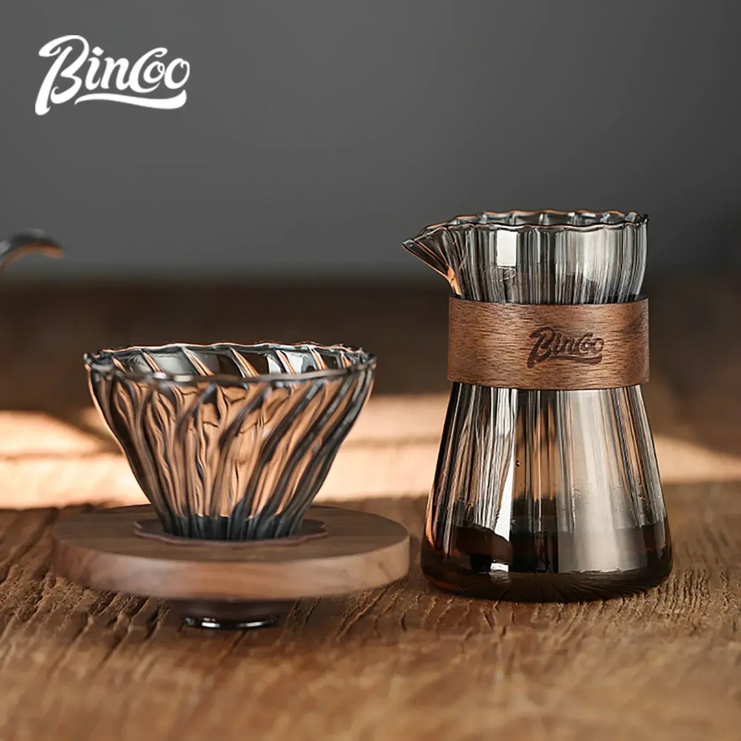 Bincoo Pour Over Coffee Dripper Set Glass