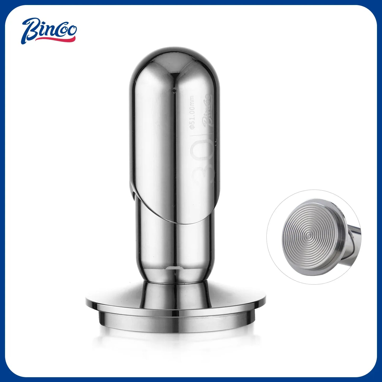 Bincoo Round Calibrated Espresso Tamper
