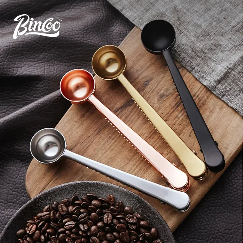 Bincoo Stainless Steel Coffee Spoon with Clip