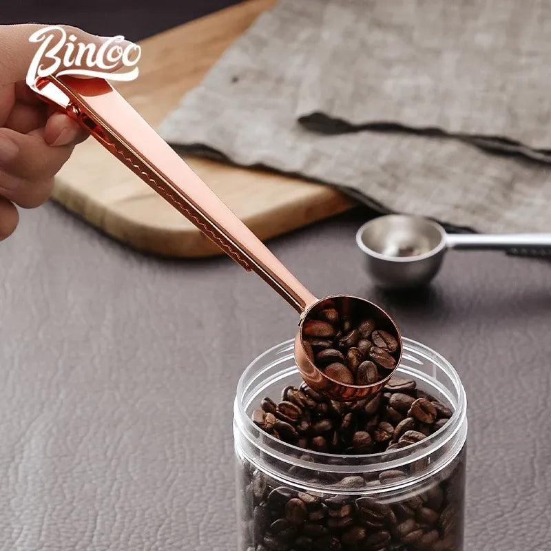 Bincoo Stainless Steel Coffee Spoon with Clip