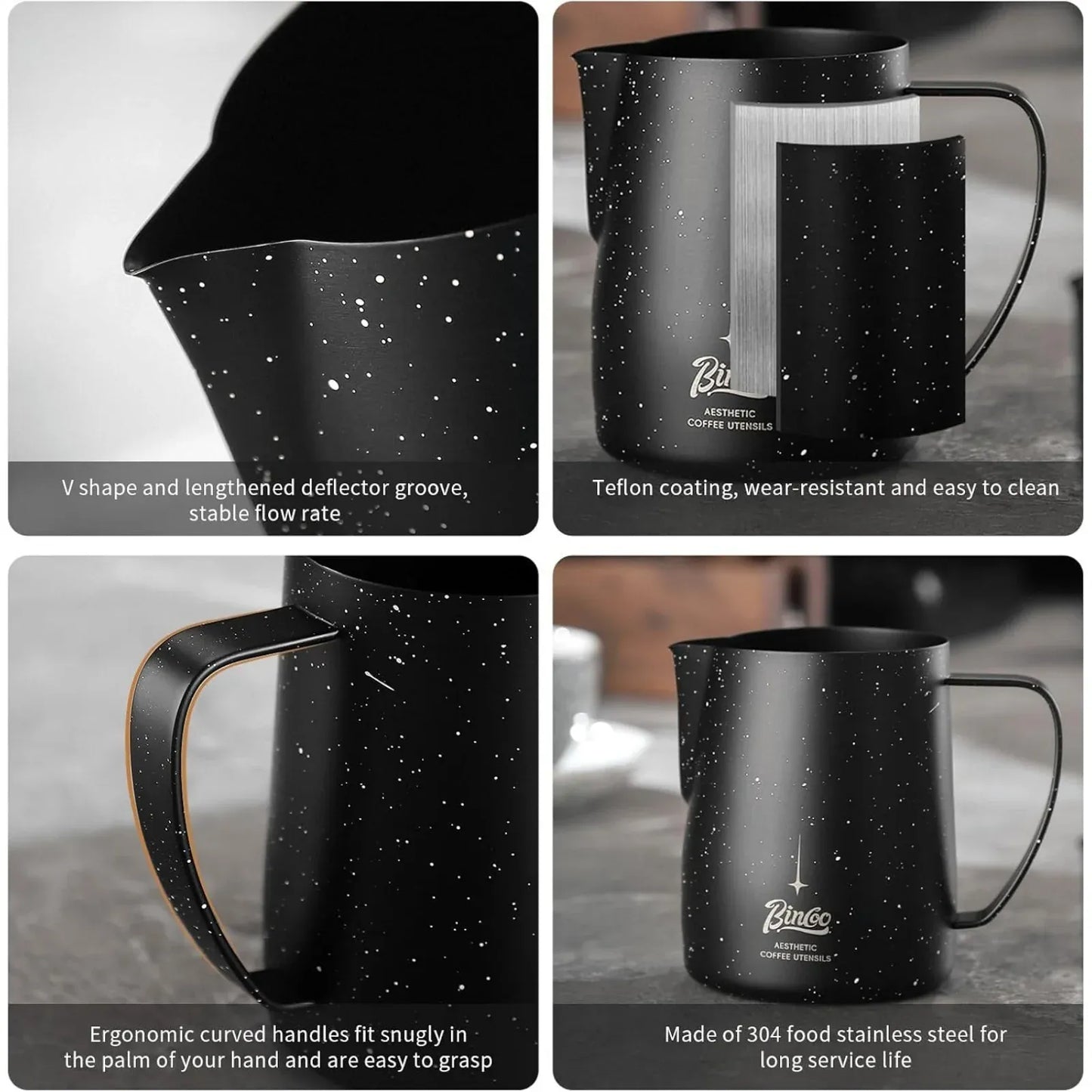 Bincoo Star Milk Frothing Pitcher