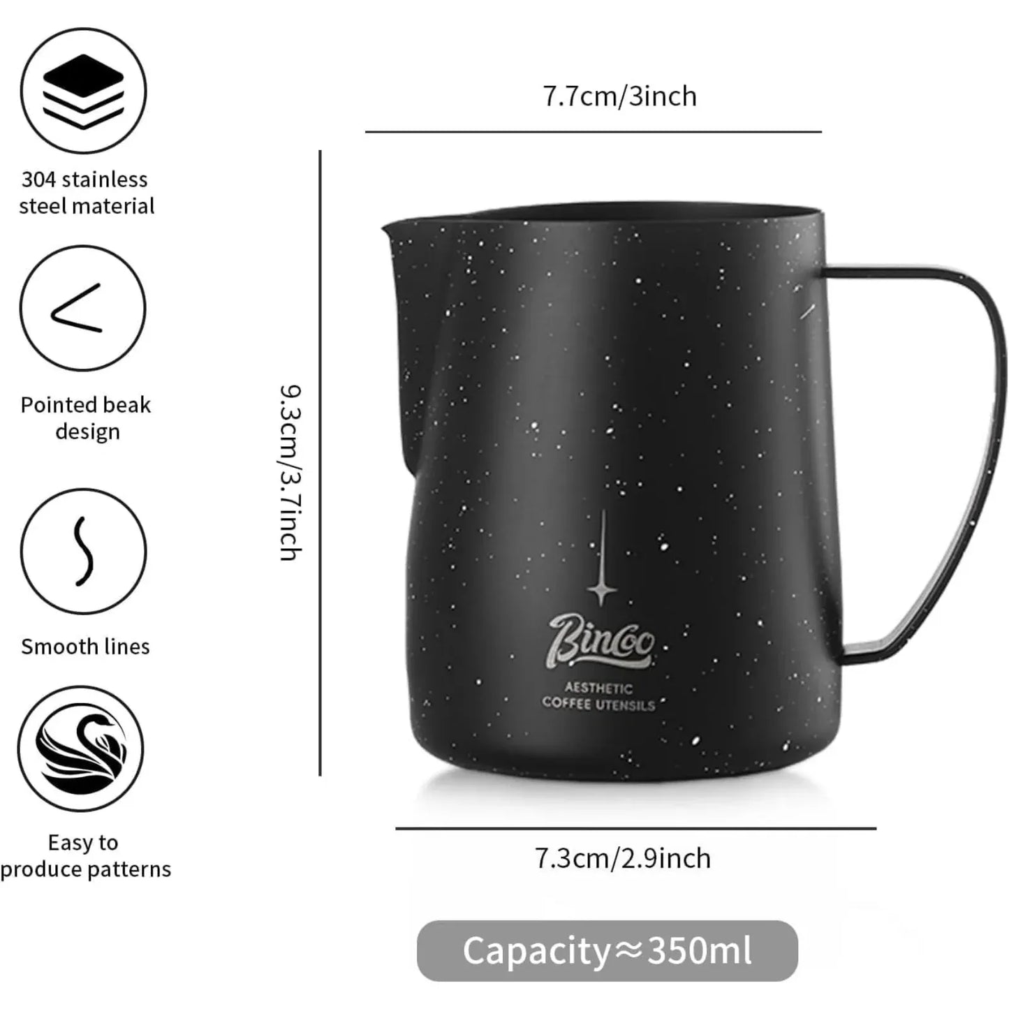 Bincoo Star Milk Frothing Pitcher