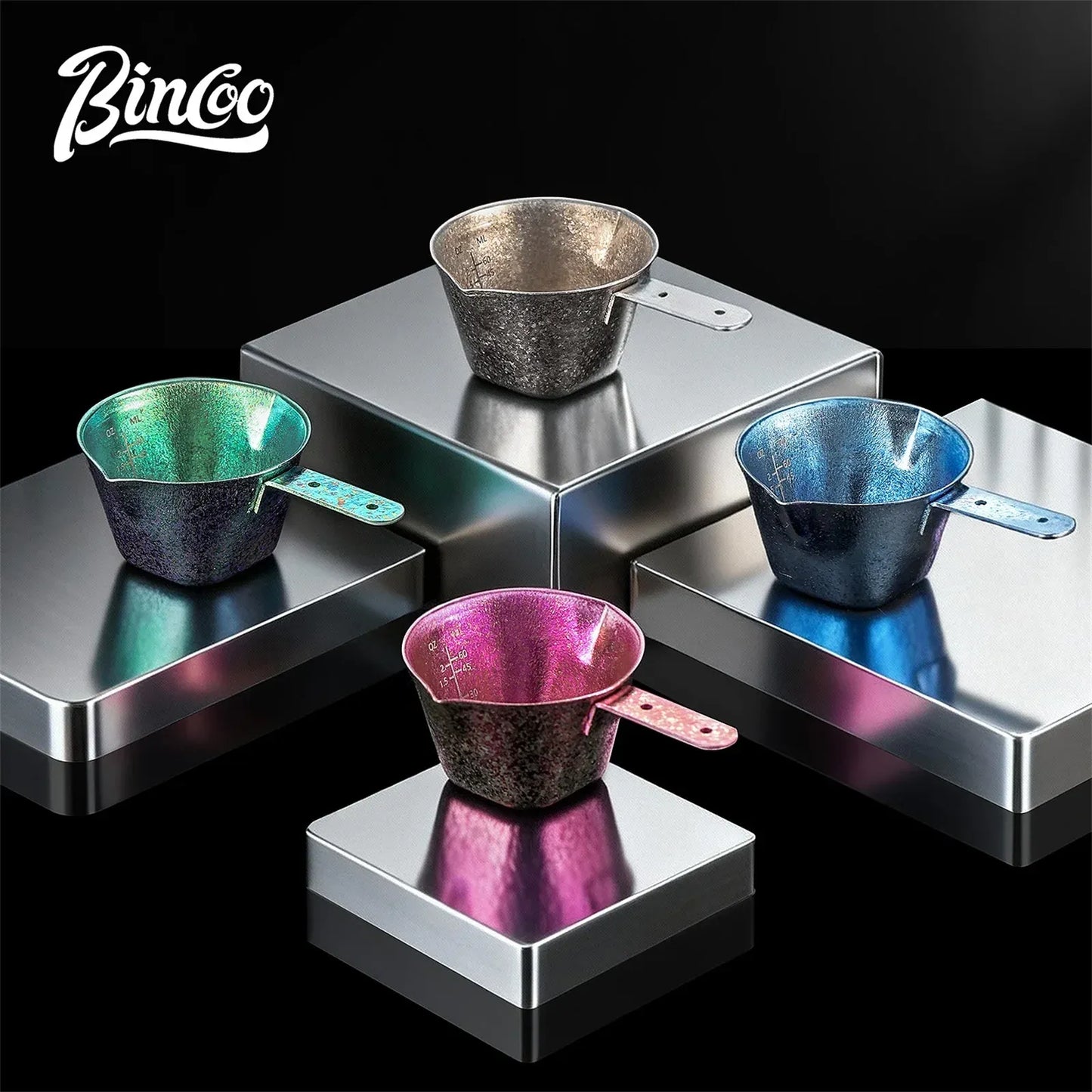Bincoo Titanium Double Eagle Spout Measuring Cup