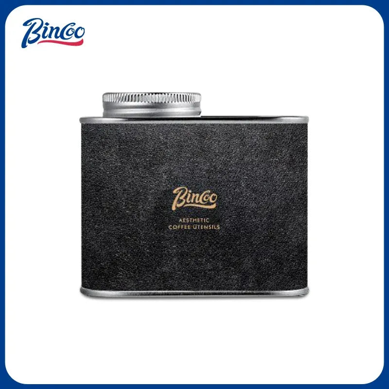 Bincoo Vacuum Coffee Container with One Way Valve (Black)