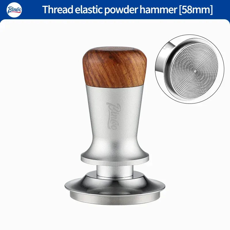 Bincoo Walnut Top Spring Pressure Threaded Base (Silver/White)