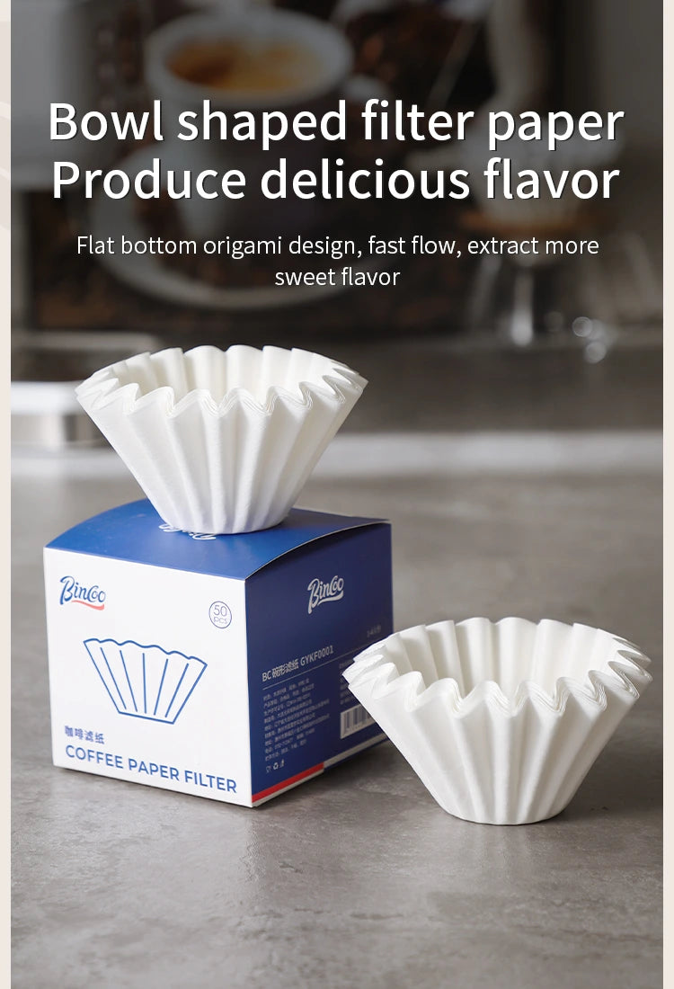 Bincoo Wave Filter Paper for Kalita