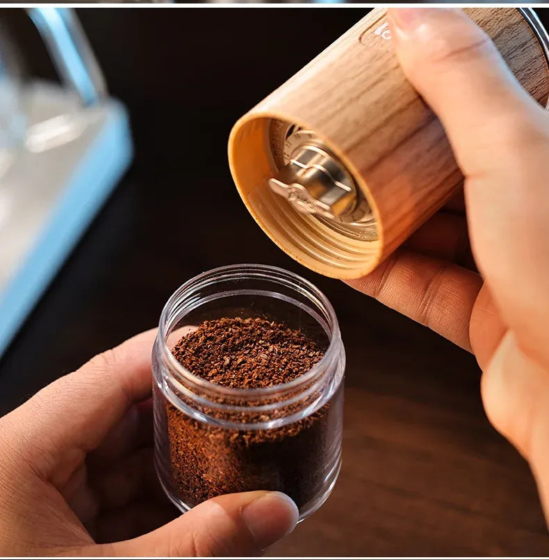 Bincoo Wood Grain Manual Coffee Grinder
