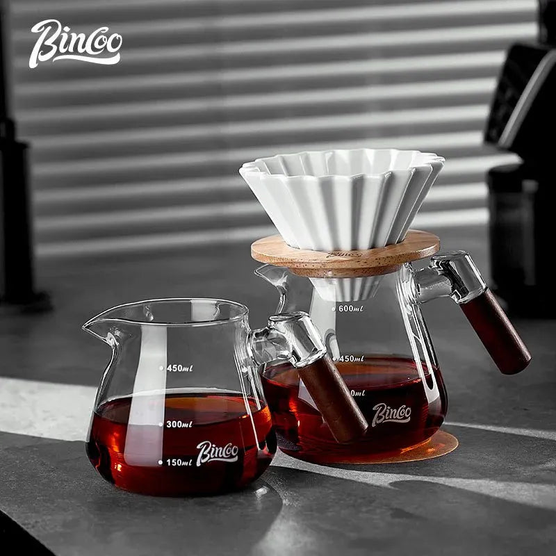 Bincoo Wooden Handle Sharing Pot