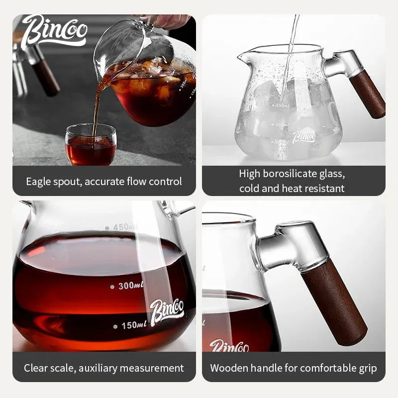 Bincoo Wooden Handle Sharing Pot