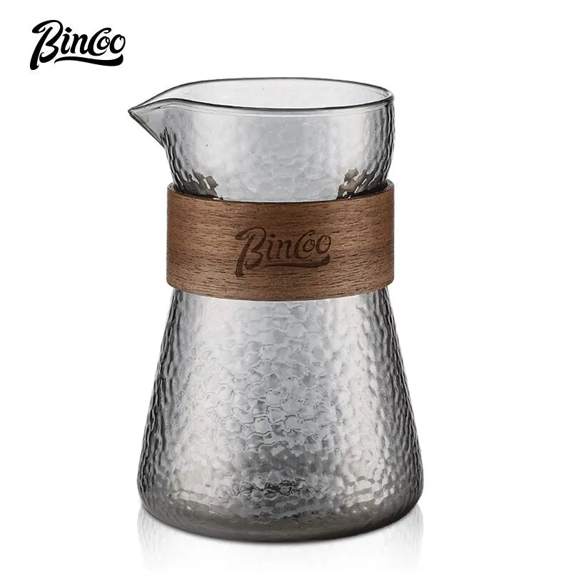 Bincoo Hammered Glass Coffee Server