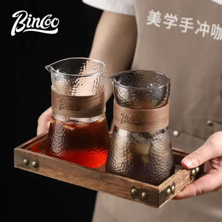 Bincoo Hammered Glass Coffee Server