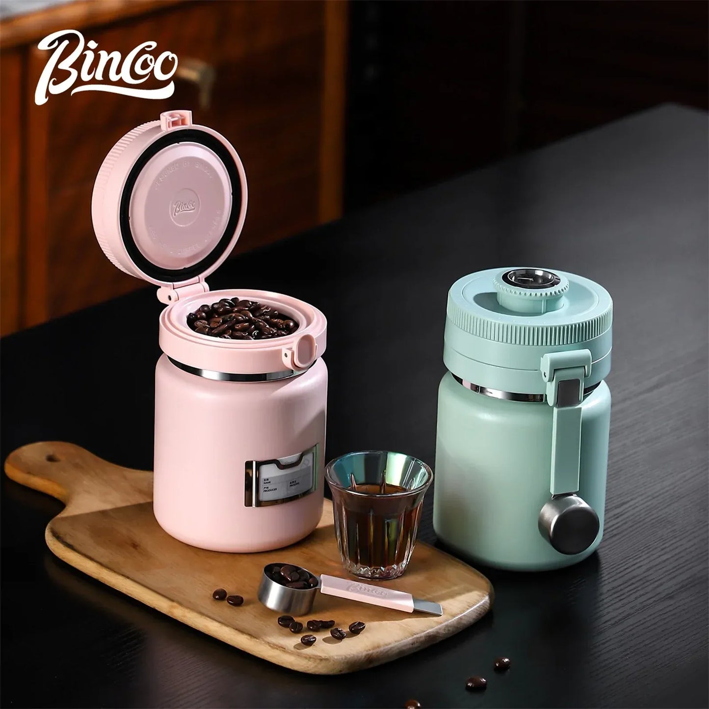 Bincoo Double Layer Storage Canister (Humidity Detection)