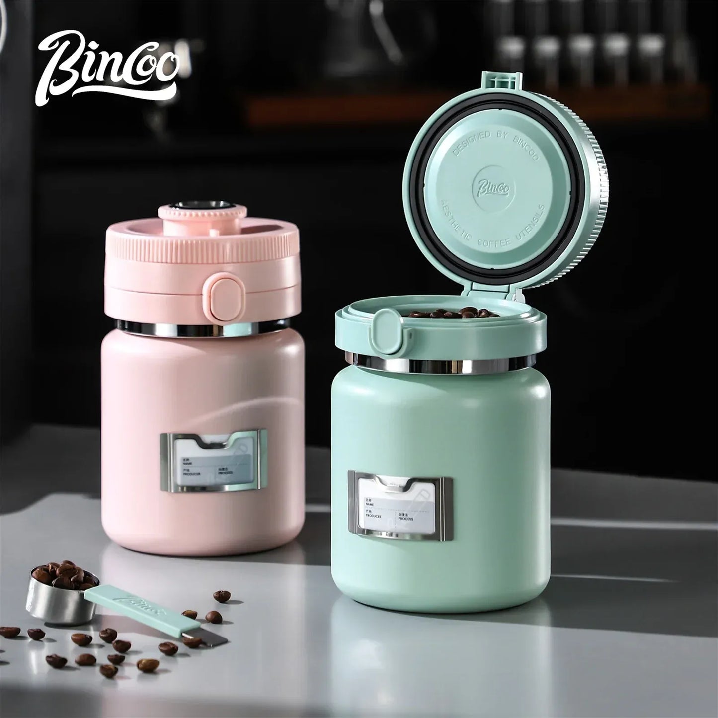 Bincoo Double Layer Storage Canister (Humidity Detection)