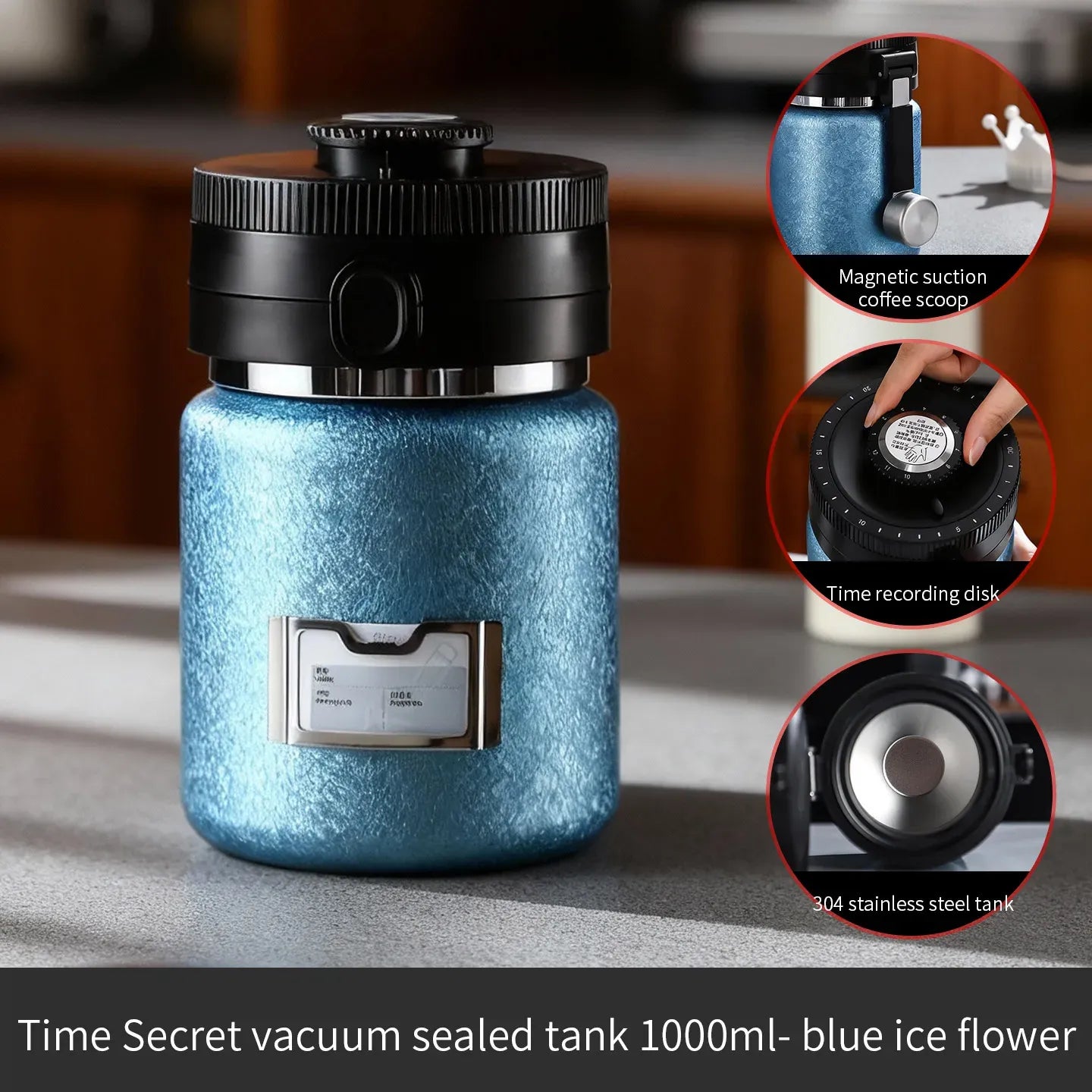 Bincoo Double Layer Storage Canister (Humidity Detection)
