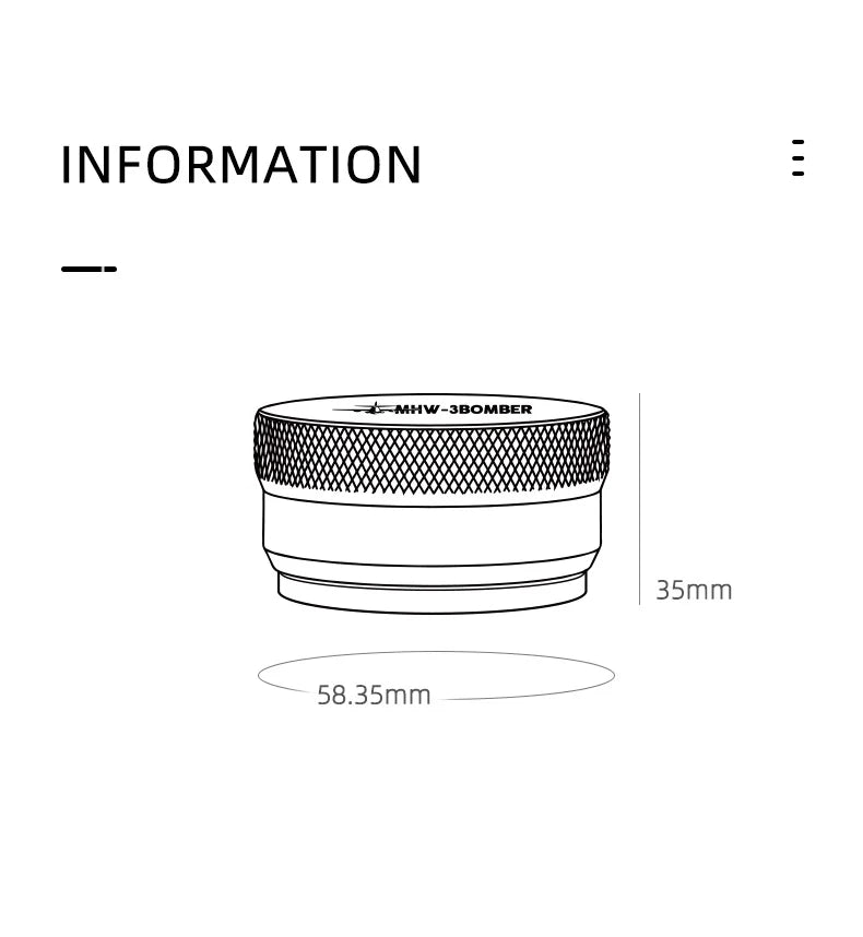 MHW-3BOMBER CD Texture Four Oars Coffee Distributor
