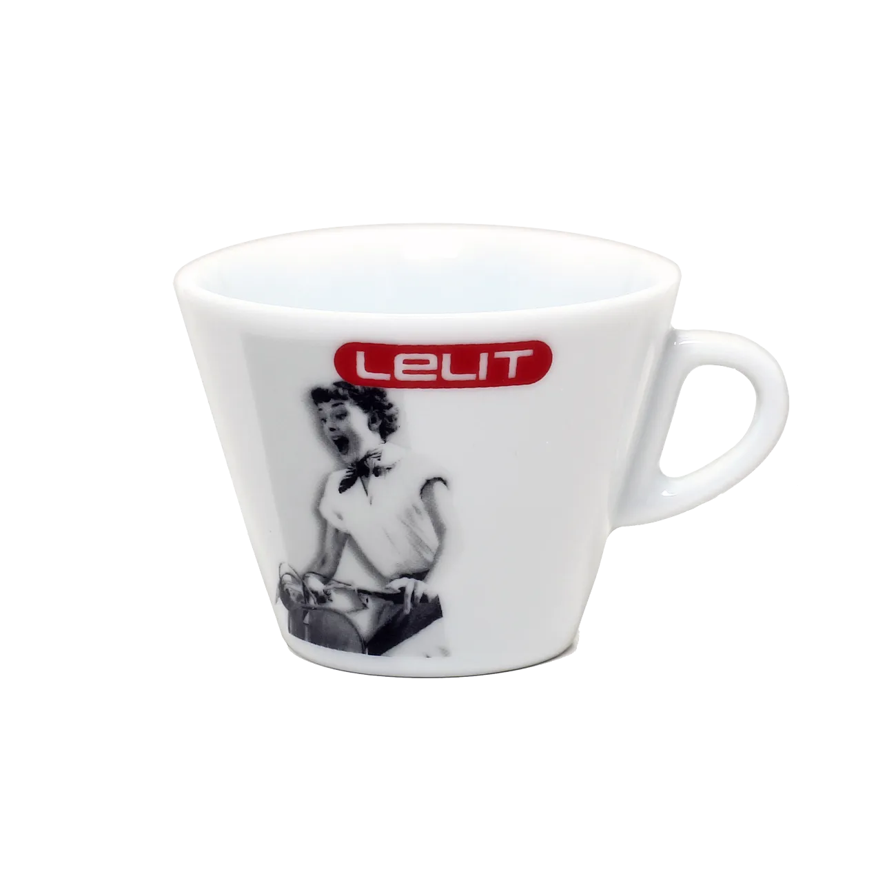 Lelit Porcelain Cappuccino cups with saucers (Set of 6)