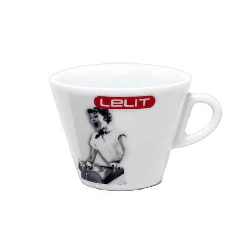 Lelit Porcelain Cappuccino cups with saucers (Set of 6)
