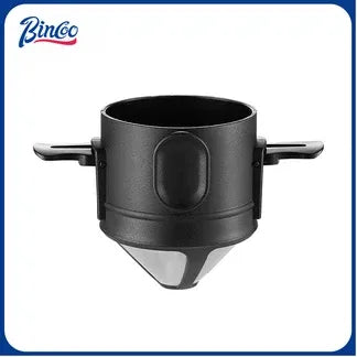 Bincoo Foldable Double Funnel Travel Coffee Dripper
