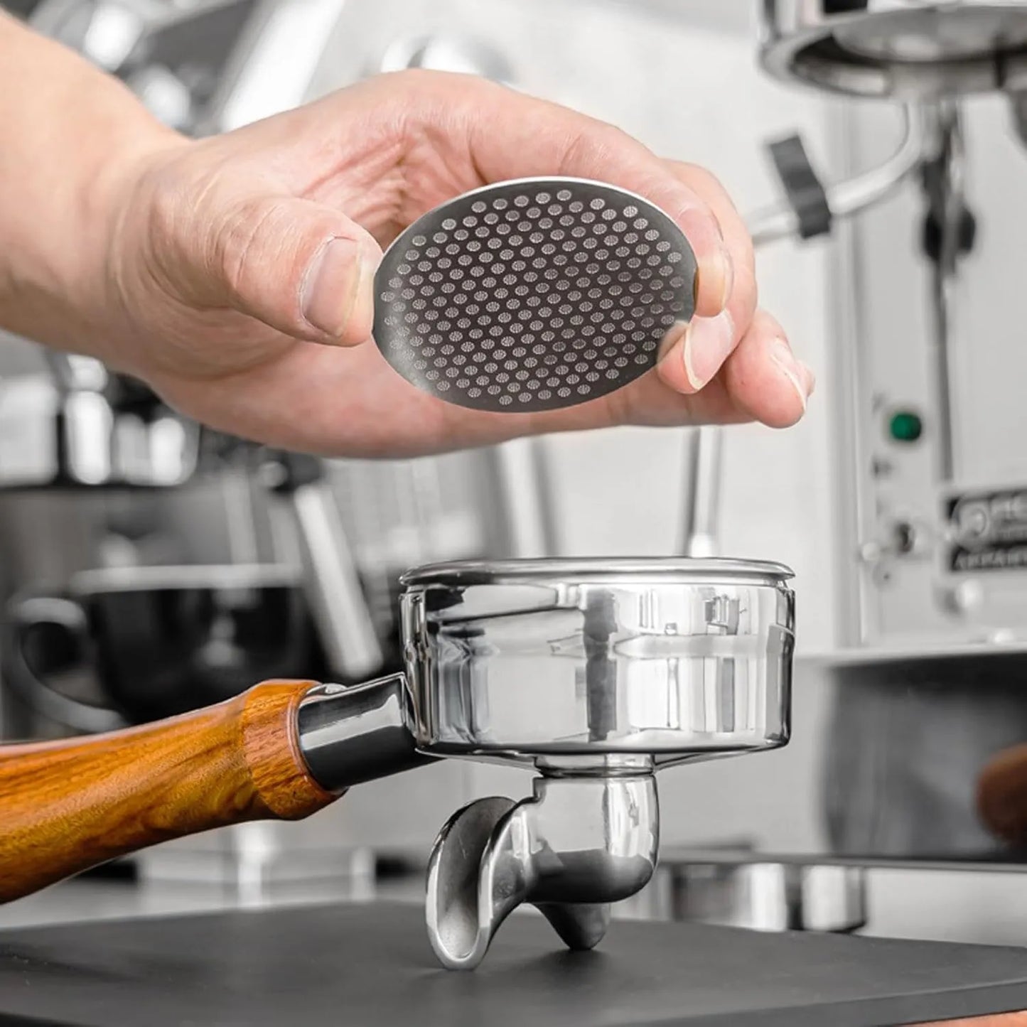 Coffee Plus Honeycomb puckscreen 58mm