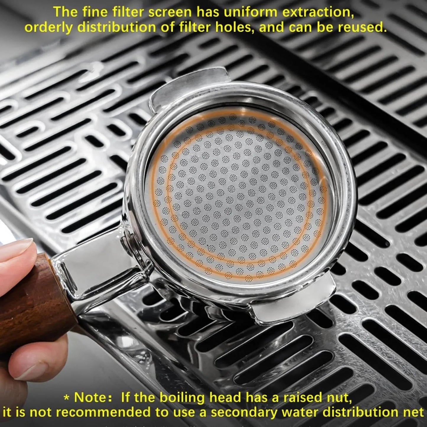 Coffee Plus Honeycomb puckscreen 58mm