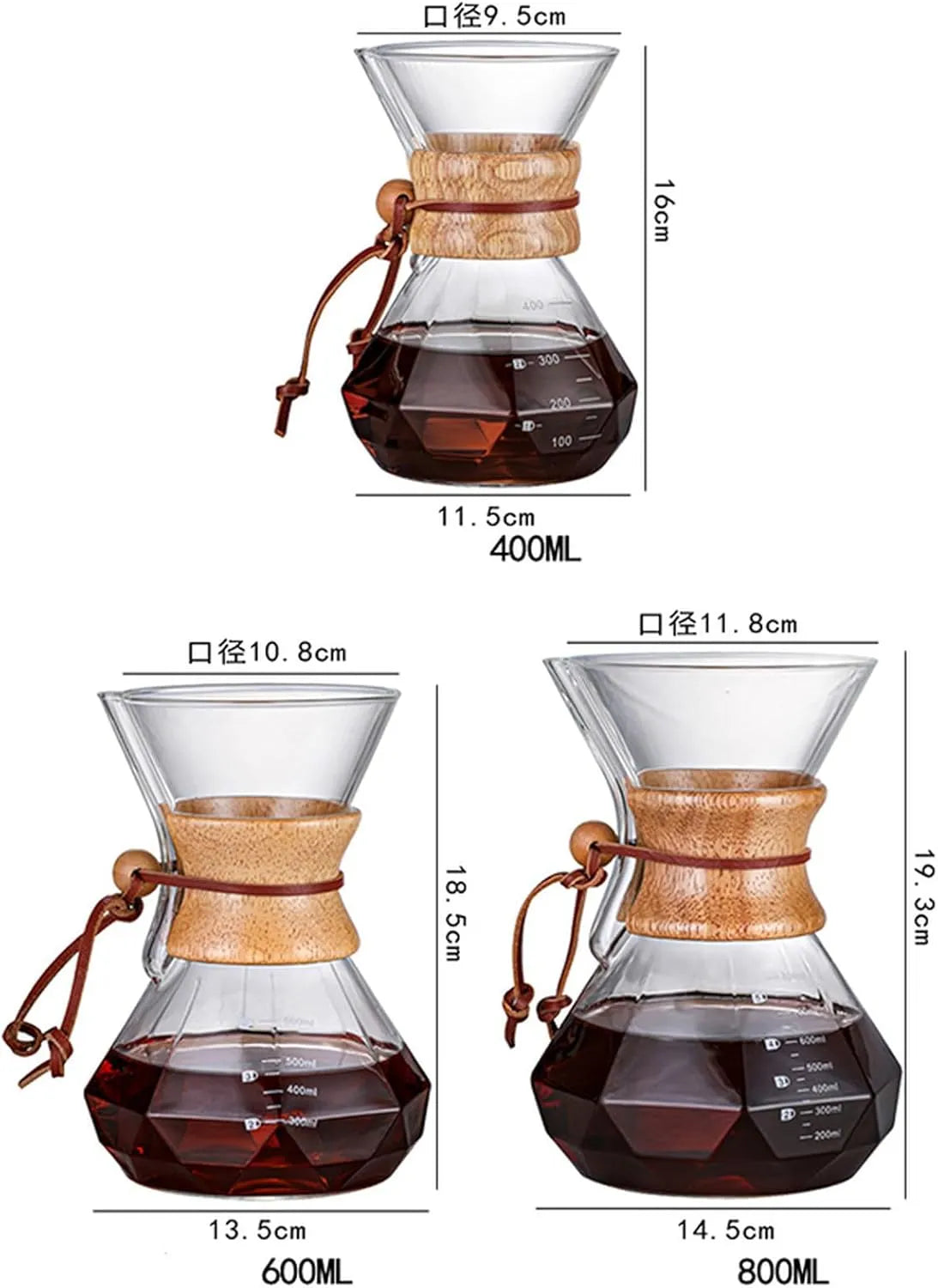 Espressa Chemex Style coffee maker