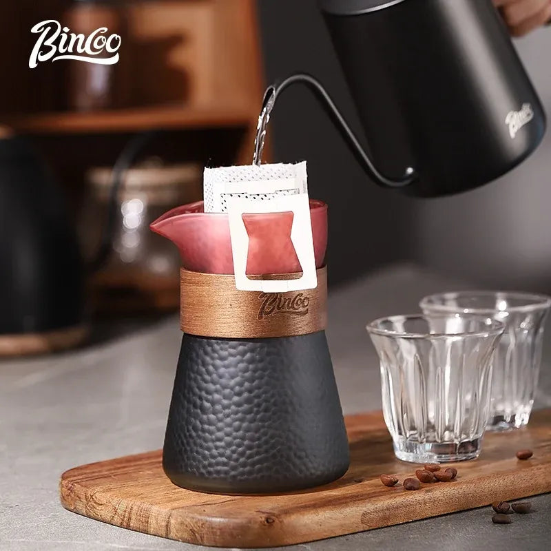 Bincoo Patterned Glass Coffee Carafe (Blackberry)