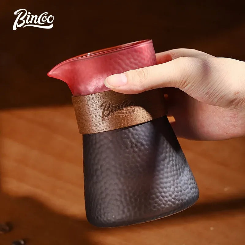 Bincoo Patterned Glass Coffee Carafe (Blackberry)