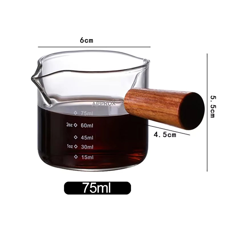 Coffee Plus Espresso Measuring Glass