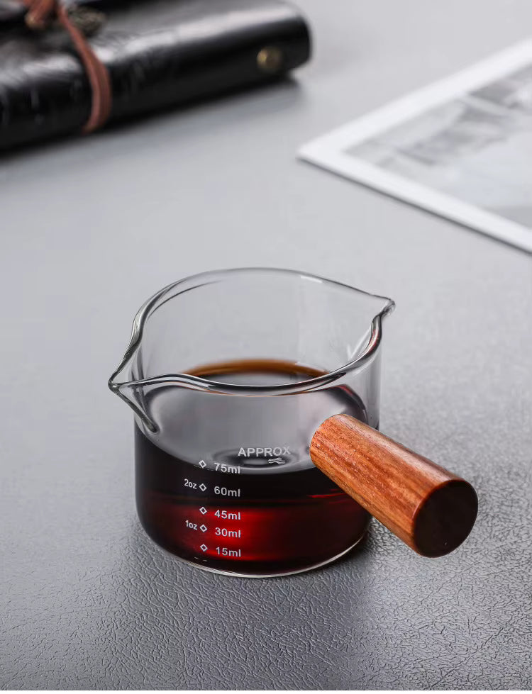 Coffee Plus Espresso Measuring Glass