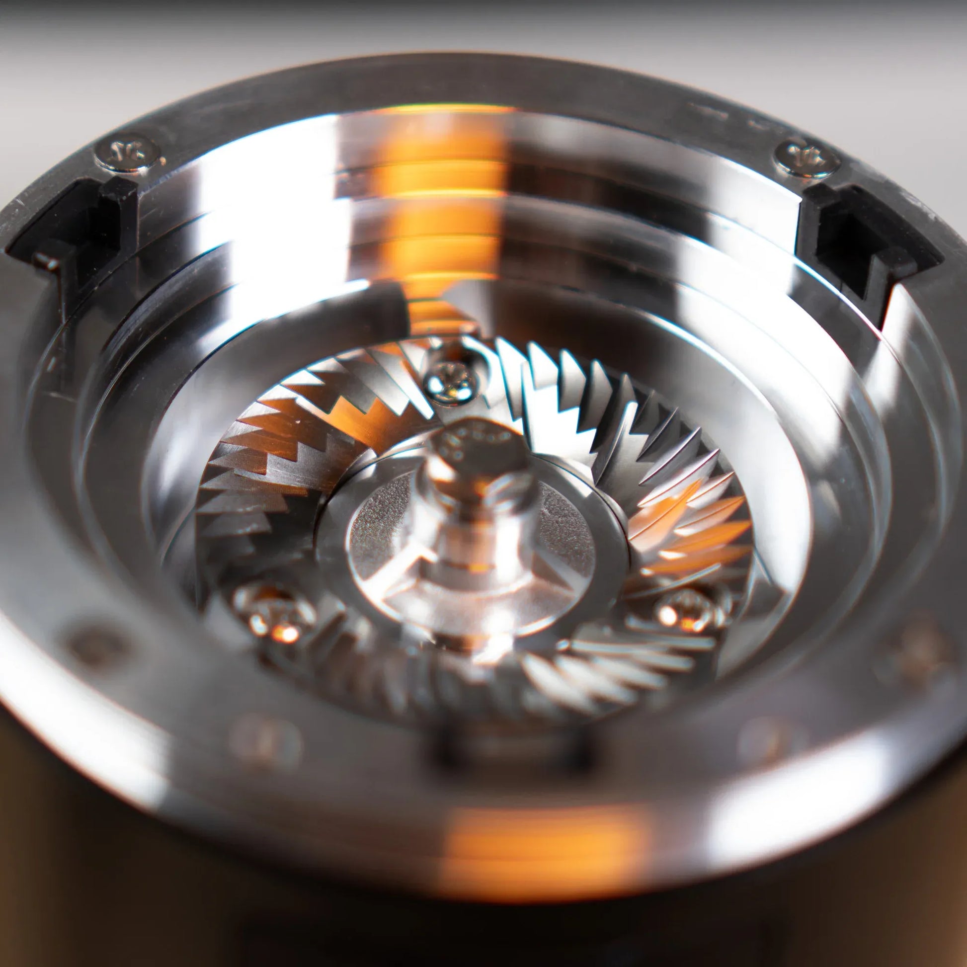 DF54 V3 Single Dose Coffee GrindersCoffeePlus.india grinder close up