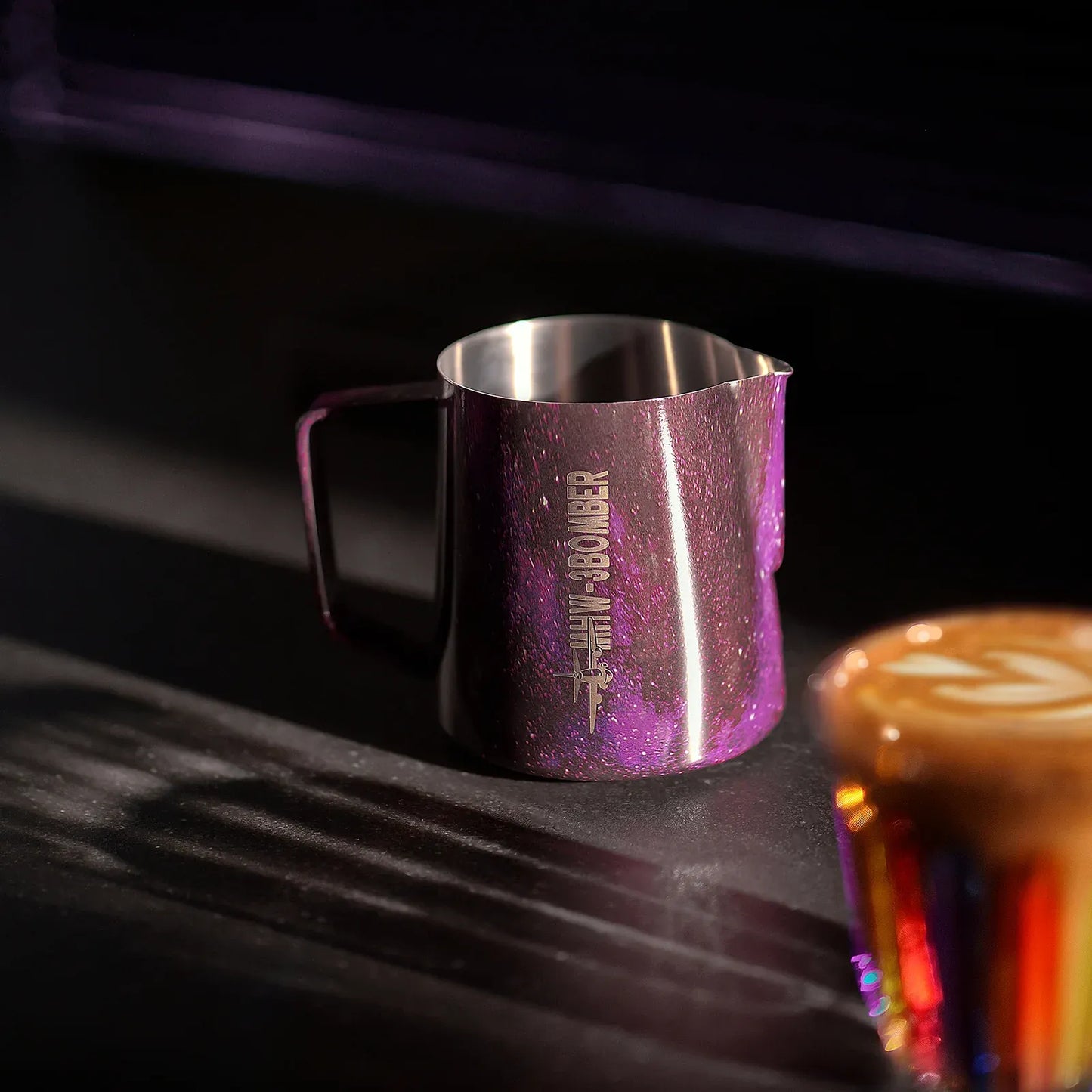 MHW-3BOMBER Latte Art Pitcher 5.0 Purple