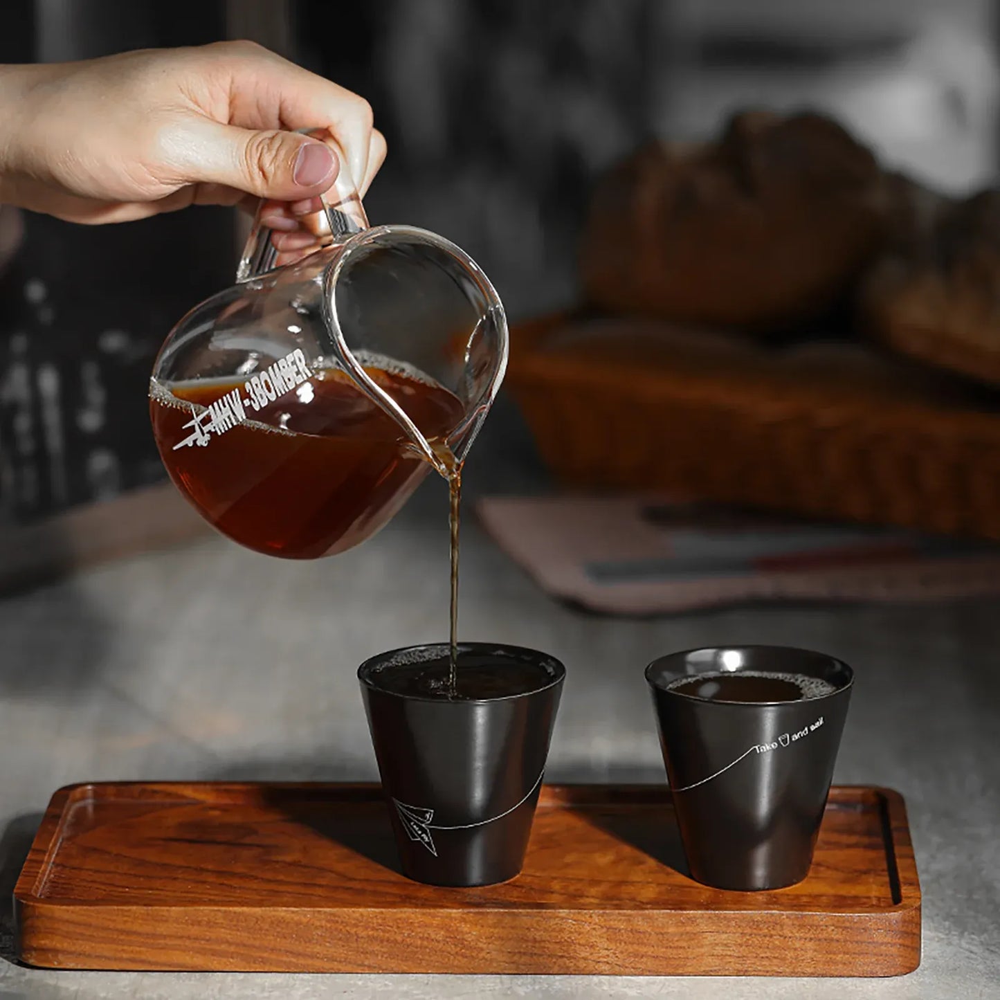 MHW-3BOMBER Elf Glass Coffee Server