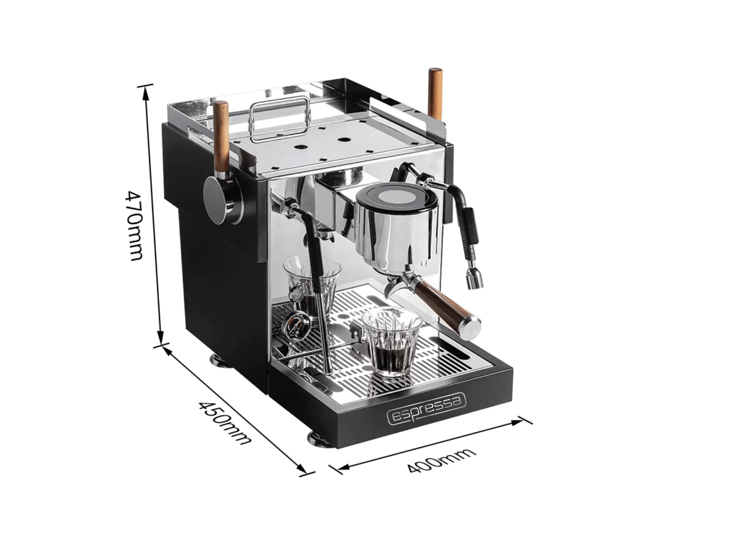 Espressa Jedi T - Hybrid Dual Boiler | Dual Pump | Teapresso