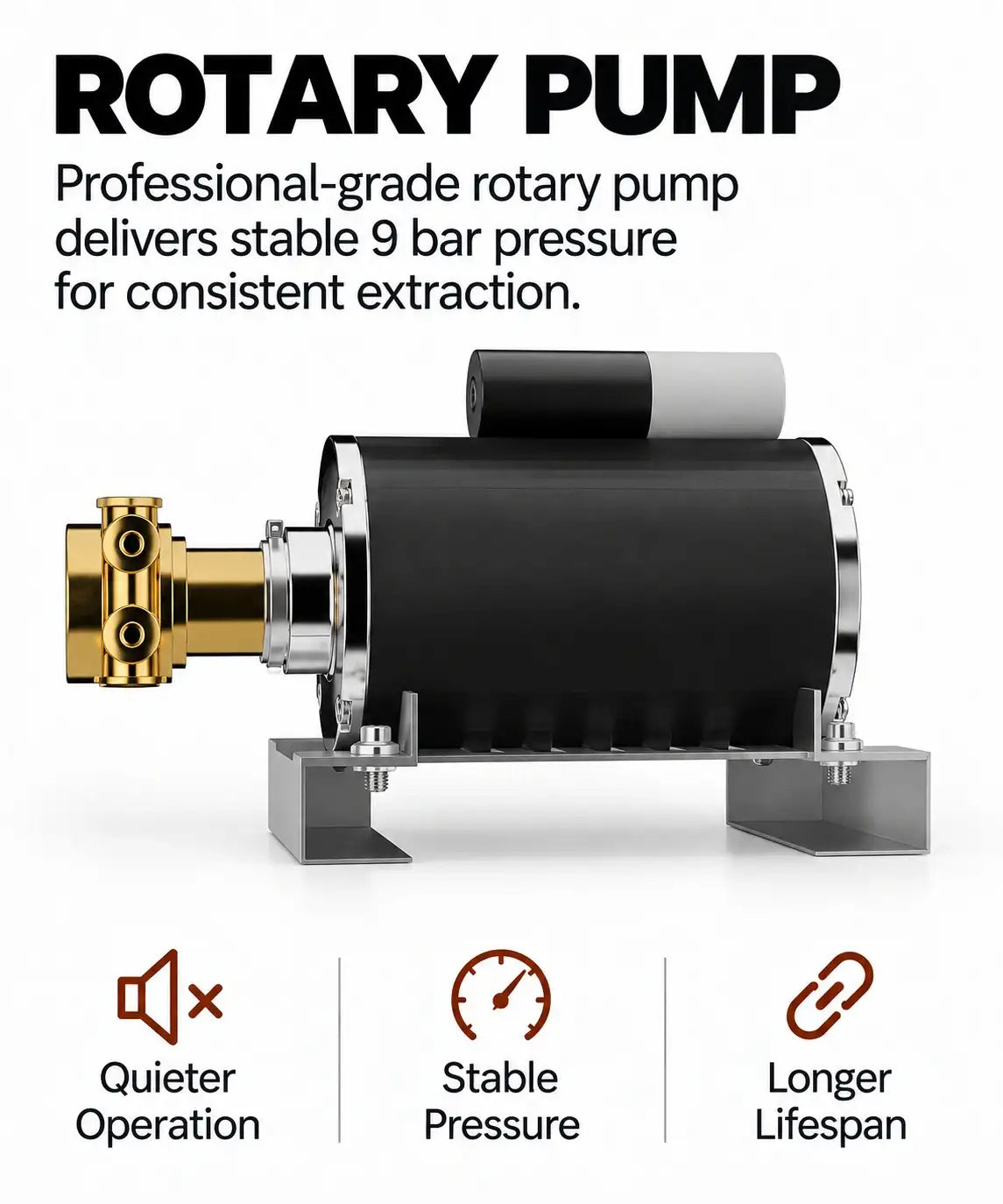 Espressa Oracle | Dual Boiler Rotary Pump