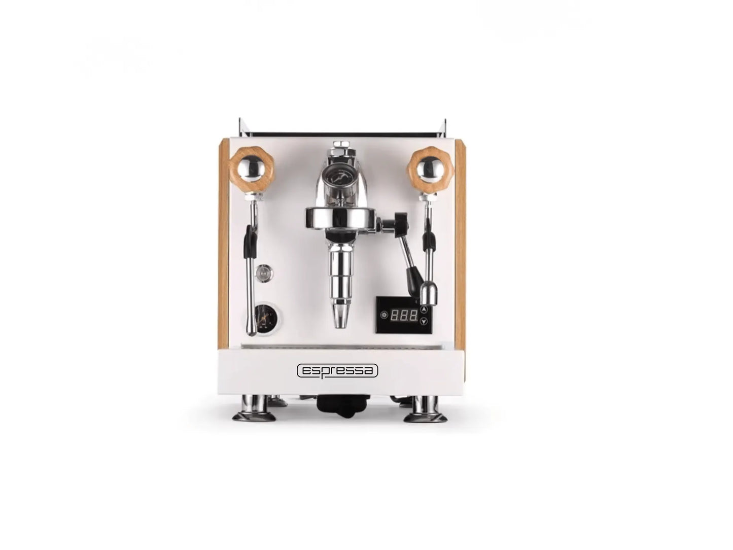 Espresso machine on a white background