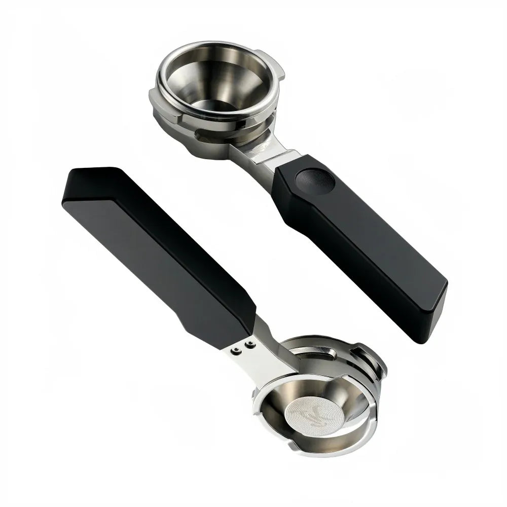 IKAPE Flat-bottom Bottomless Portafilter with Variable Diameter Basket - Polaris