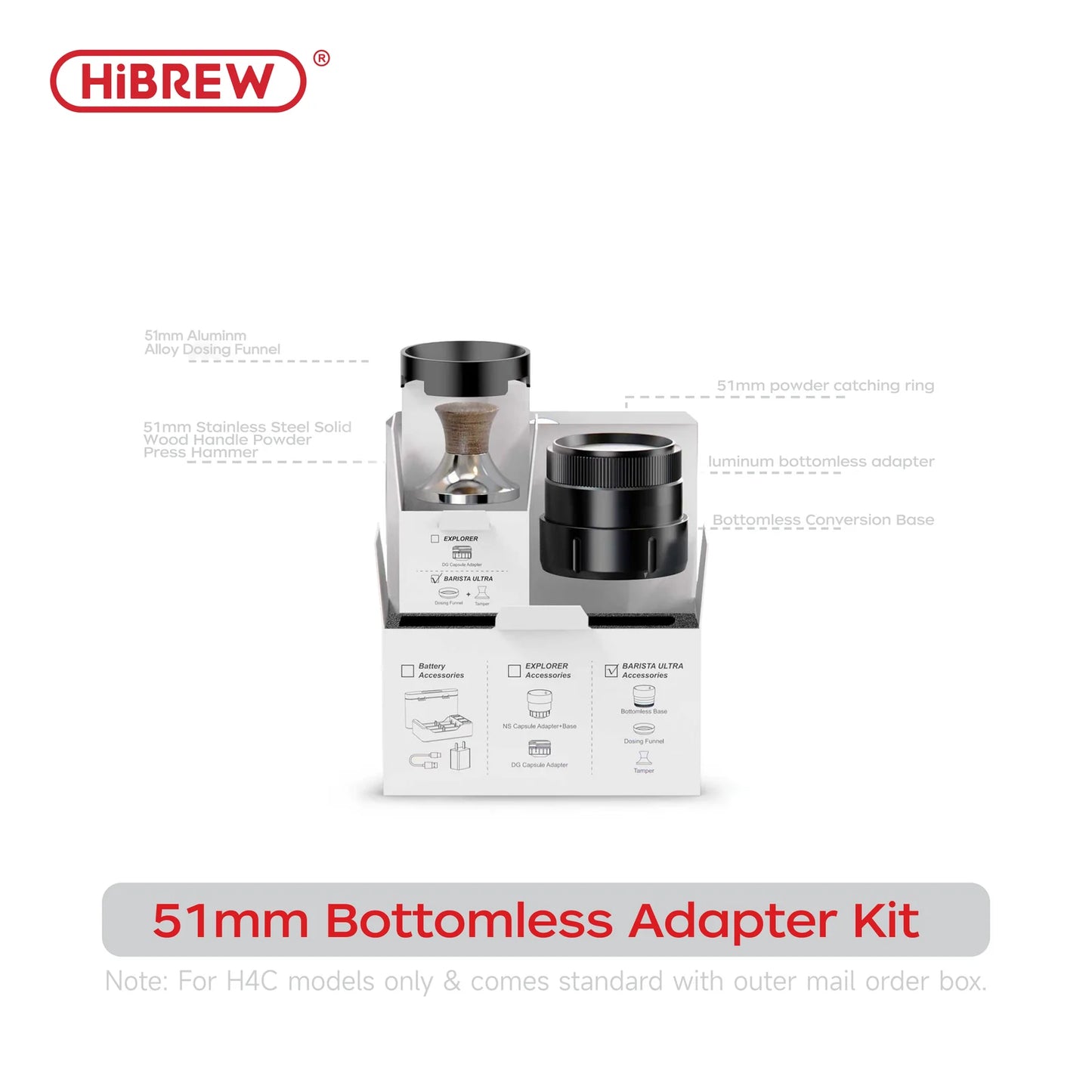 HiBrew H4C Accessory Kit Options