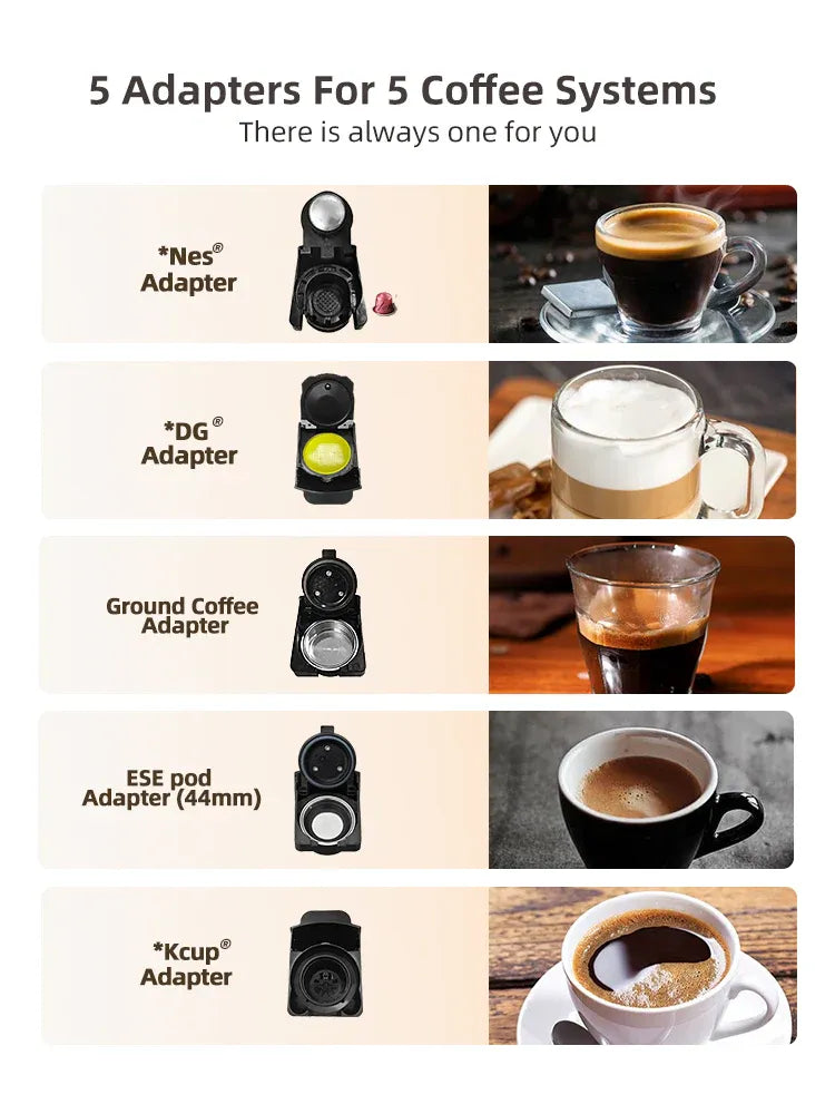 Hibrew H2B 5 in 1 Capsule Machine