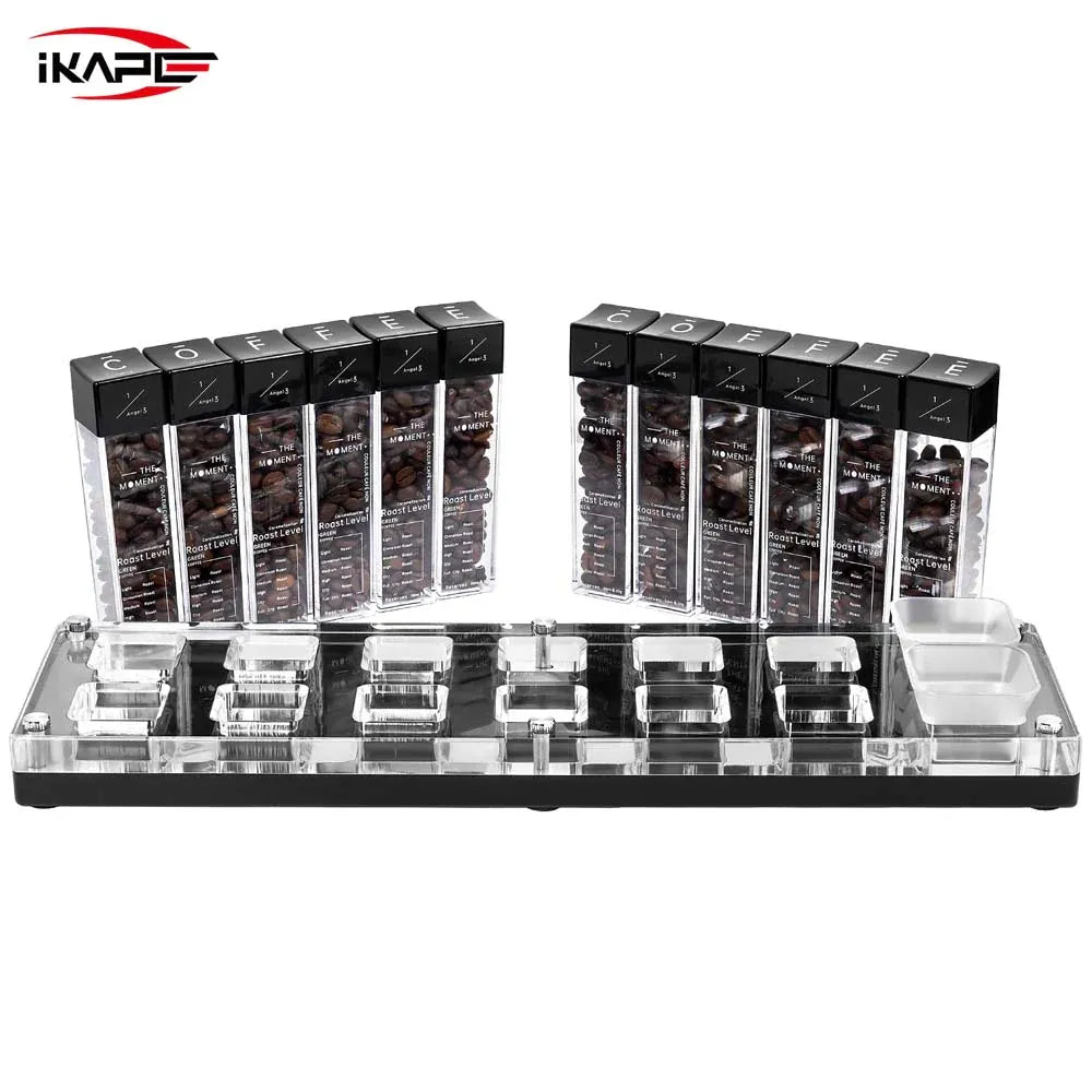 IKAPE Coffee Bean Cellars with Stand & Hopper