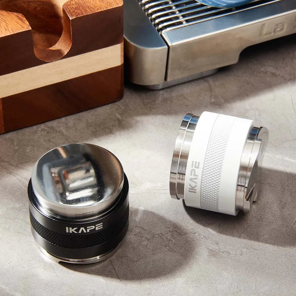 IKAPE 2 in 1 Coffee Distributor & Hand Tamper