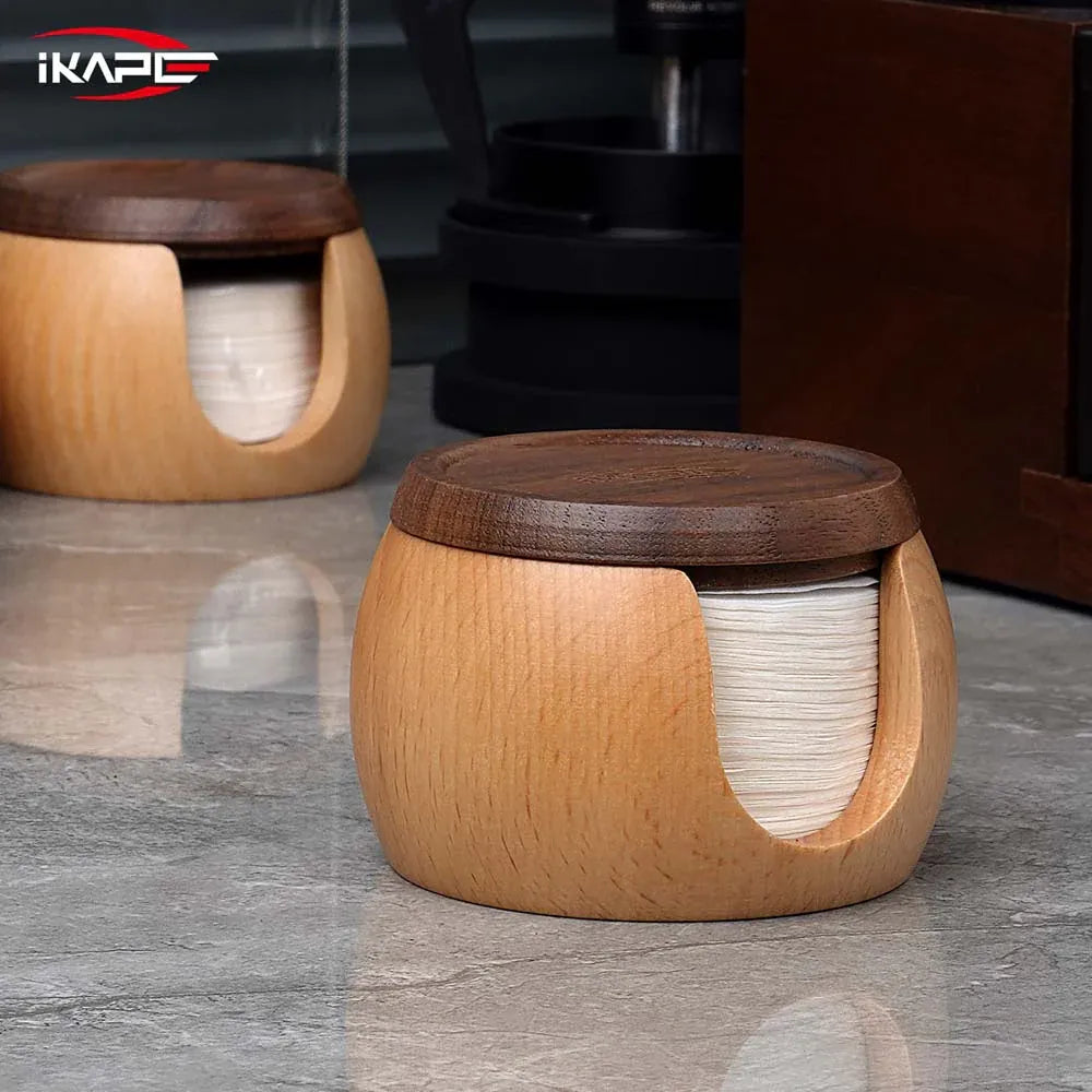 IKAPE Filter Paper 200pcs With Wooden Box 58mm