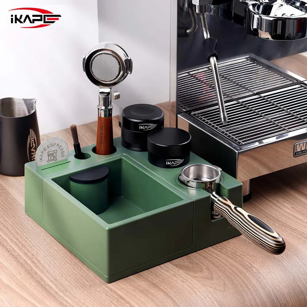IKAPE ABS V2 Knock Box + Tamping Station